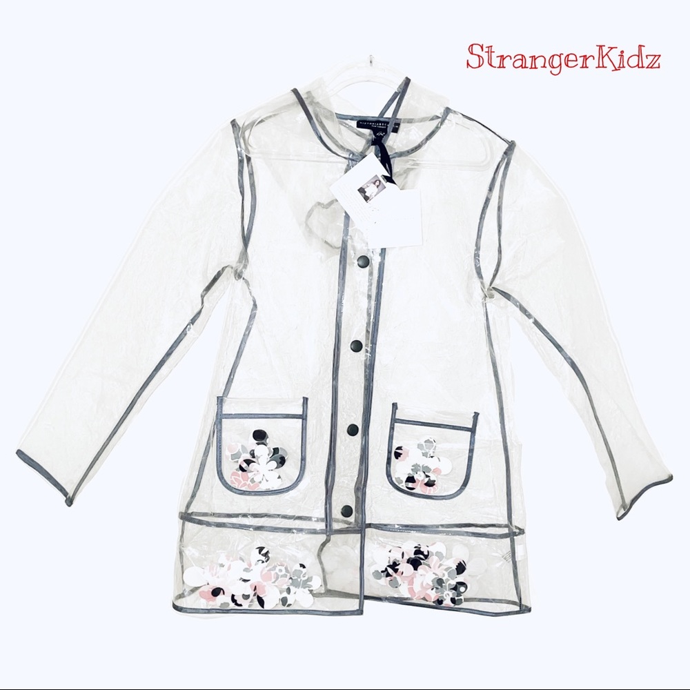 Victoria Beckham Transparent PVC Rain Coat